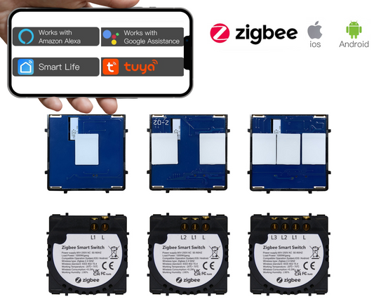 Interrupteur Intelligent Zigbee sans support ni plaque