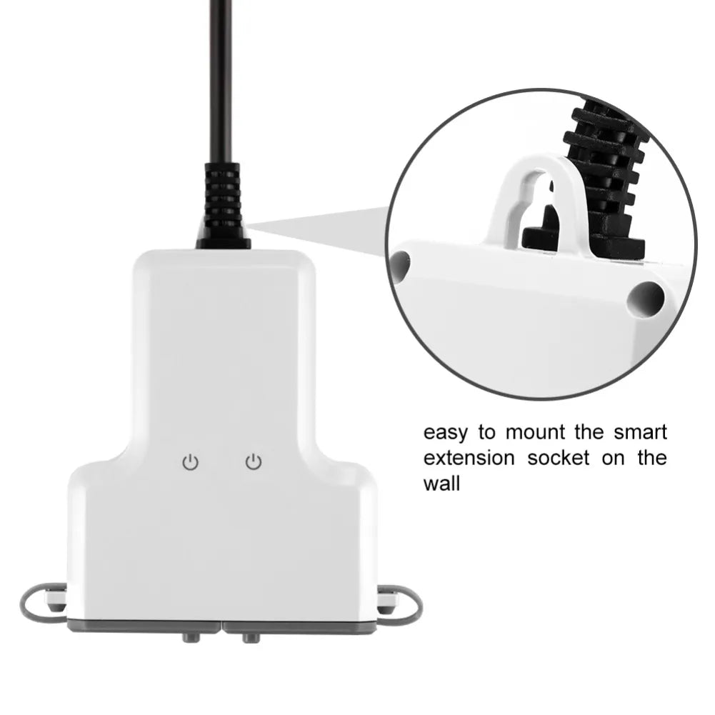 Zigbee - EU-6PCS - Multiprise Intelligente Wifi, Télécommande Vocale,  Rallonge, Minuterie, Fonctionne Avec Al