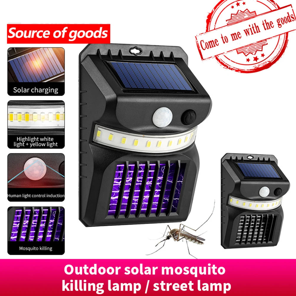 Lampe Solaire Anti-Moustiques 2-en-1 : Éclairage Extérieur Intelligent pour  un Jardin Sans Insectes – Connect&Facile