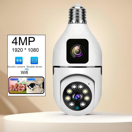 Profitez d'une surveillance haute définition et d'une vision nocturne exceptionnelle avec la Caméra de Surveillance Intérieure PTZ 4MP WiFi HD.