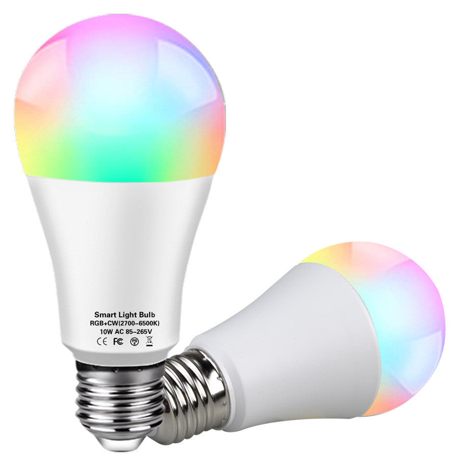 Ampoule LED E27 WiFi multicolore et à intensité variable 