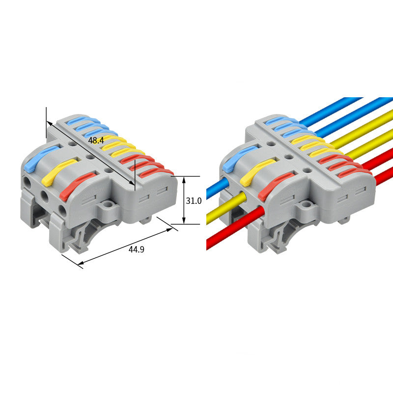 Connecteur Electrique Compact DIN RAIL – Connect&Facile