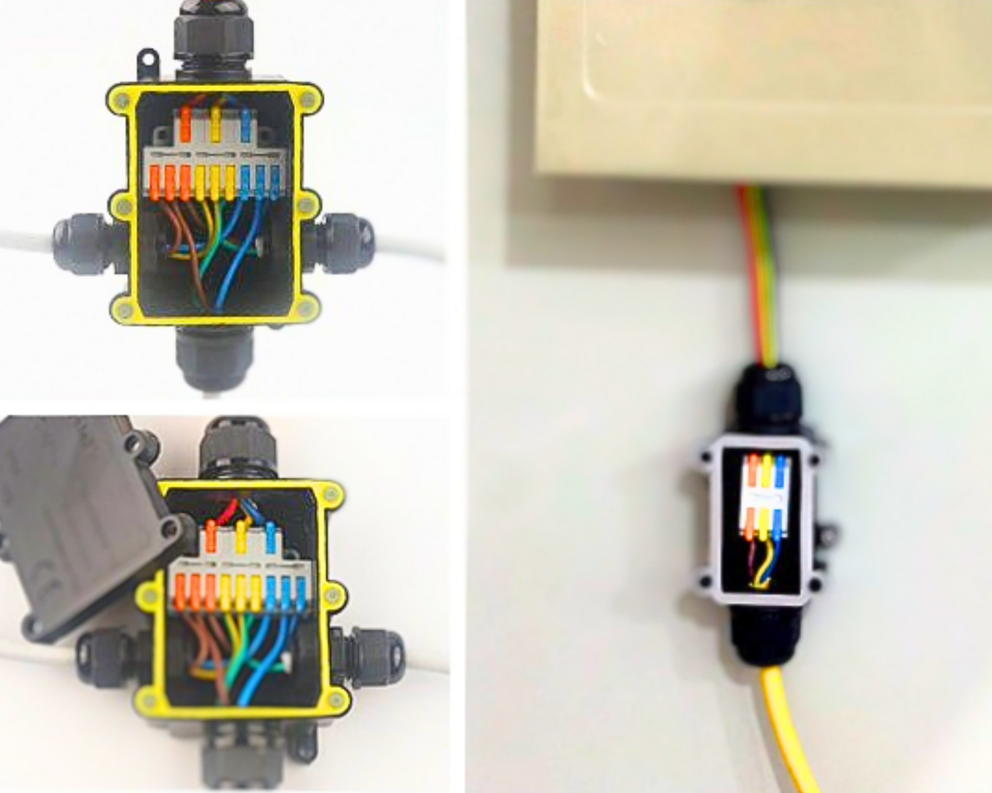 Qqmora borne à connexion rapide Kit de connecteurs de fils électriques à  épissure compacte, bornes à electronique industriel